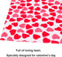 PTDECOR Valentine Dog Bandana, Reversible Triangle Bibs Scarf for Medium Large Dogs (Large)