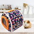 KAMEIOU Soft Small Animal Pet Carrier Bag, Chinchilla, Hamster, Guinea Pig, 8 x 8 Inches