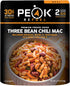 Peak Refuel Three Bean Chili Mac - Vegan Freeze Dried Backpacking Food, High Protein, Quick Prep, Lightweight Meals