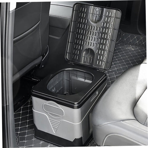 Multi-functional Portable Folding Toilet for Outdoor Use Emergency Travel Potty for Car Camping Fishing and Hiking