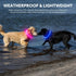 Light Up Dog Collar, Waterproof LED Pet Collar Rechargeable, TPU Cuttable Glow in The Dark for Night Walking (Pink)