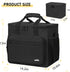 GMAK Large Pet Grooming Bag, Dog Grooming Tote Bags Supplies Organizer Case Pets Tools Organizer Tote for Dog Cat
