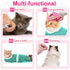 Kritkin 10 Set Pcs Cat Bathing Bag Pet Mesh Shower Bag Anti Bite and Scratch Pet Grooming for Washing Brush, Cat