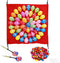 Lerboai Balloon Dart Board, Carnival Fair Balloon Pop Game, Balloon Dart Game Board