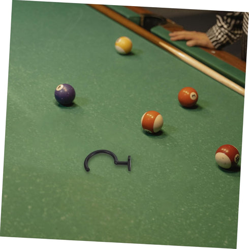 UKCOCO Replaceable Pool Table Side Cue Hook Durable Billiards Accessory for Neat Storage and Convenient Use for Snooker