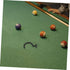 UKCOCO Replaceable Pool Table Side Cue Hook Durable Billiards Accessory for Neat Storage and Convenient Use for Snooker