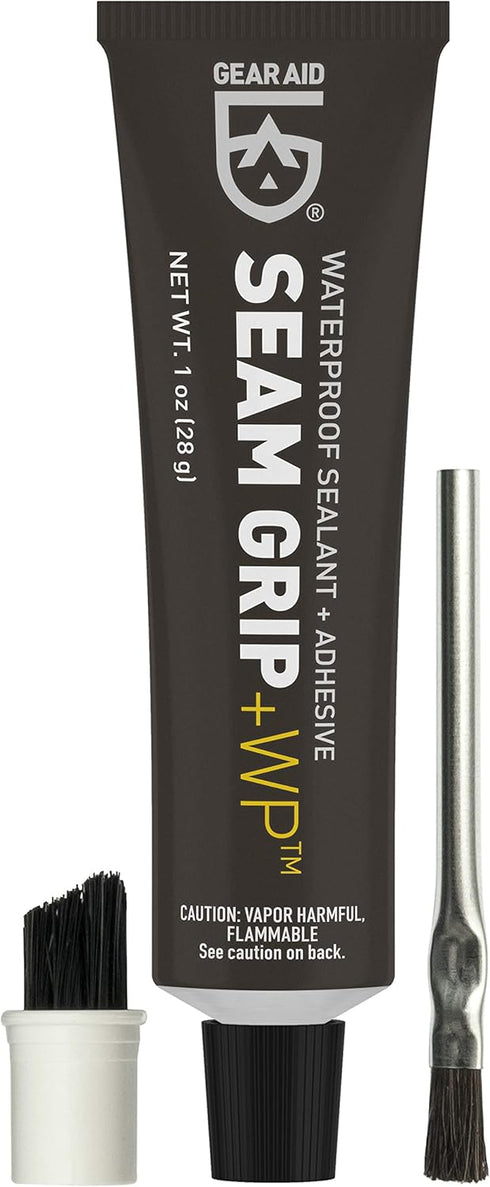 GEAR AID Seam Grip WP Waterproof Sealant and Adhesive for Tents and Outdoor Fabric, Clear