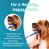 Dog Toothbrush Set, Best Soft Bristle Toothbrush for Dogs and Cats, Pack of 2 Double Sided Toothbrushes for Large and