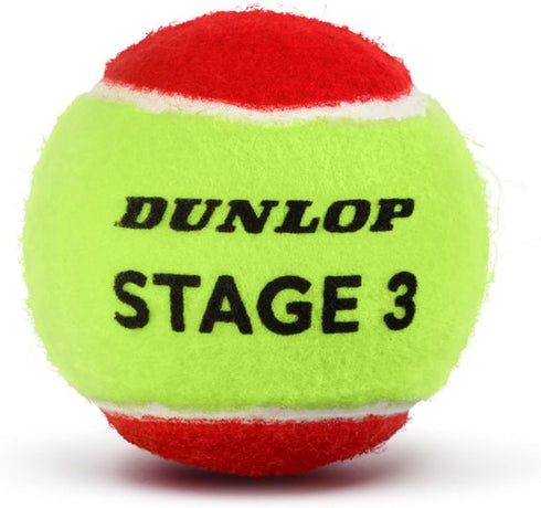 Dunlop Low Compression Tennis Balls - Training Balls for Kids
