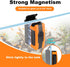 hygger Aquarium Magnetic Brush, Fish Tank Glass Algae Scrubber with Detachable Stainless Steel and Plastic Scraper