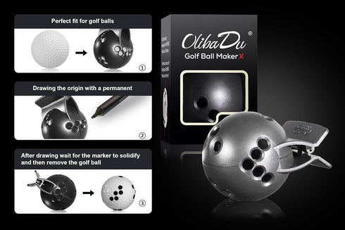 MLM2PRO Golf Ball Marker Template for Rapsodo Mobile Launch Monitor
