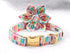 Unique Style Paws Dog Collar with Flower - Adjustable Birthday Dog Collar with Flower Pattern for Small Medium Large