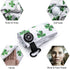 Magnetic Golf Towel with Clip, Microfiber Waffle Design - Strong Hold Magnet for Golf Bags, Carts, Clubs (Lucky Clover)