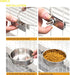 2 PCS Anti-Spill Stainless Steel Pet Bowls, Metal Feeder Food and Water Bowl, Hanging Pet Cage Crate Bowl for Medium