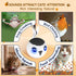 4 2 ORSDA Cat Ball Toys, Interactive Cat Toy for Indoor Bored Indoor Cats Kitten Toys, Automatic Electric Bird Moving