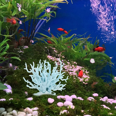 Aquarium Landscaping Coral, Desktop Coral Sculpture, Simulated Coral Ornament for Fish Tank Decor