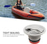 Inflatable Kayak Boat Air Valve, 2Pcs Replacement for Rubber Dinghy Raft Canoe, 8 Teeth with Cover Rope