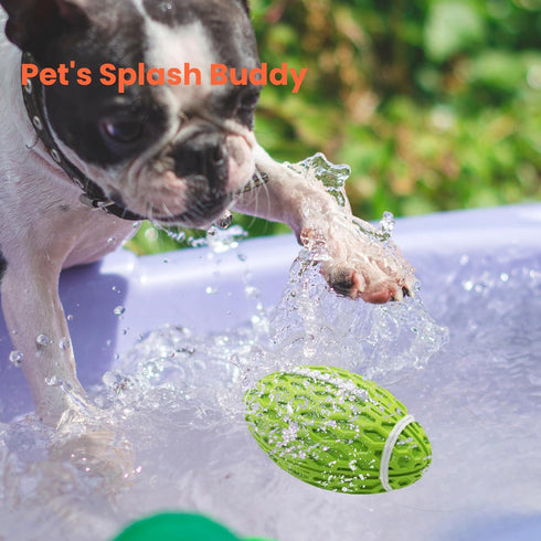 Rugby Squeaky Dog Toys for Aggressive Chewers, Durable Indestructible Football Chew Toys for Medium Large Breeds