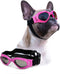 Petleso Dog Goggles for Medium Breed, Eye Protection Sunglasses, Windproof Anti-UV, Pink