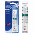 Penn-Plax Therma-Temp Stainless Steel Thermometer - Accurate Aquarium Thermometer - Easy to