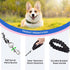 Chew Proof Chain Dog Leash, 5.5ft Heavy Duty Metal Lead with Soft Rope Handle for Medium Large Dogs