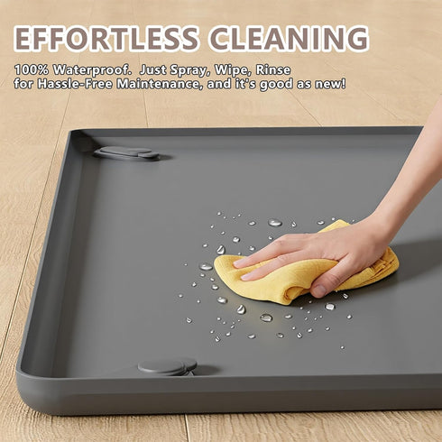 24" 24" Pee Pad Holder for Dogs Fits Up to x Training Pads Silicone Puppy Pad Holder Tray Non-Slip Dog Pad Holder