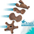 Dog Chew Toys for Aggressive Chewers, 4 Pack Indestructible Toys with Tough Nylon for All Breed Sizes