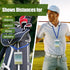 Golf Range Chart Card - Golf Distance Card, Gift for Golf Bag Accessories (Aluminium, 5.1x3.5 in)