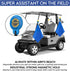 Magnetic Clip for Golf Towel, Removable Industrial Magnetic Accessories for Strong Hold to Golf Carts or Clubs (2, Blue)
