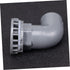 2pcs Aquarium Return Fitting Kit, Drain Connector for Fish Tank Water Supply Tube Drainage Part PVC Connector