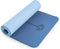 Yoga Mat Non Slip, Eco-Friendly Pilates Fitness Mats, Anti-Tear 1/4" Thick for Home Workout