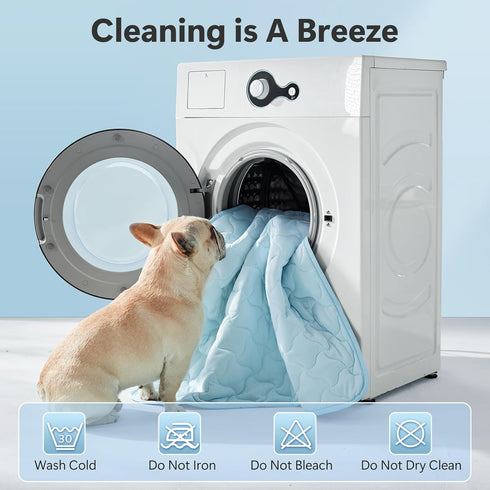 Q-Max>0.5 28"X22" GASUR Cooling Mat for Dogs, Instant Temp Drop Dog Cooling Mats for Medium Dogs&Cats, Cooling Pad