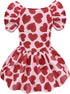 CuteBone Dog Dress Princess Puppy Birthday Dress with Flutter Sleeves, Cat Clothes Outfit for Small Dogs Girl