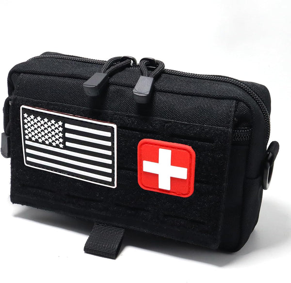 Tactical Admin Pouch Utility Molle Pouch EDC Tool Bag of Laser-Cut Design