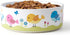 PetRageous 17011 Early Bird Cat Bowl, 2-Cup Capacity, 5-Inch Diameter, 2-Inch Tall, White, Dishwasher Safe