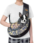 Cuby Pet Dog Sling Carrier for Small Dogs Cats, Breathable Mesh Travel Safe Sling Bag Carrier for Dogs Cats Puppy (L,