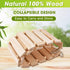 Jorewood Chicken Coop Toy Natural Wooden Chicken Swing & Bridge Toys Multi-Functional Poultry Perch with Wooden Beads