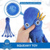 EXPAWLORER Octopus Dog Toy - Long Squeaky Plush Toy, Soft Stuffed Chew Toy with Crinkle Paper and Built-in Squeaker