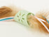 SmartyKat Flutter Roller Cat Toy, Feather & Ribbon Chase, One Size (Green)