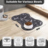 Dog Cat Food Mat - Rapid Absorbent Pet Feeding Mat, Bone Shaped Placemat with Rubber Backing, Dark Grey