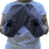 Penny & Niko Microfiber Pet Towel Mitts - 2 Pack Large Paw Cleaning Mitts for Dogs and Cats, Gray