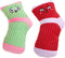 2 Pcs Durable Dog Squeaky Toys, Plush Stuffed Socks, Bite-Resistant Chewing Toys for Pet Birthday