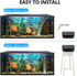 AQQA Aquarium Air Pump, Battery Rechargeable Portable Oxygen Pump for Fresh & Saltwater Tanks, 1.7 W