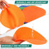 SIFENYU 4Inch 9 Inch 12/18/24/36 Poly Spot Markers for Gym Floor Poly Spots, Pcs Round Non-Slip Rubber Floor Dots