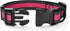 Mile High Life Pink Dog Collar for Small Dogs - Nylon Reflective Light Weight Puppy Collar (X-Small)