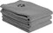 Ritz Premium Embroidered Microfiber Pet Towel (3-Pack) - Highly Absorbent, Fast-Drying, Soft Pet Cloth, Grey