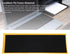 50 Pack 4.33"x1.5" 0.04" Black PU Foam Fingerboard Grip Tape Thick Self-Adhesive Non-Slip Cut to Fit Decks