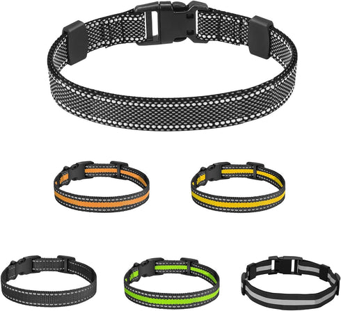 aikko Replacement Strap Dog Collar with Buckle, Adjustable Safety Nylon for Patpet, Garmin, Dogtra, E Collar