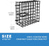 6"x6"x3" Vinyl-Coated Wire Crab Bait Cages for Heavy Duty Crab Trap Pot, Cage Box