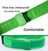 Tactical Dog Collar, Adjustable Military Dog Collar with Heavy Duty Metal Buckle and Handle for Training (Bright Green,